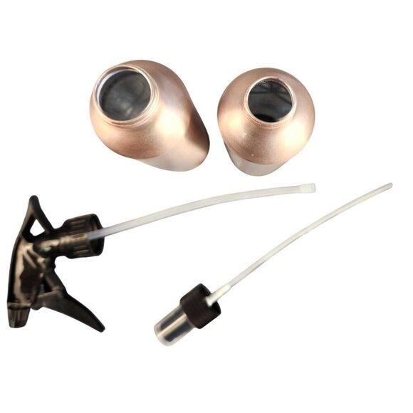 Aluminum Spray & Pump Bottles 2-Pack With Black Caps For Plant Garden Beauty Or - Picture 4 of 5